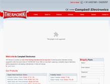 Tablet Screenshot of campbellelectronics.com